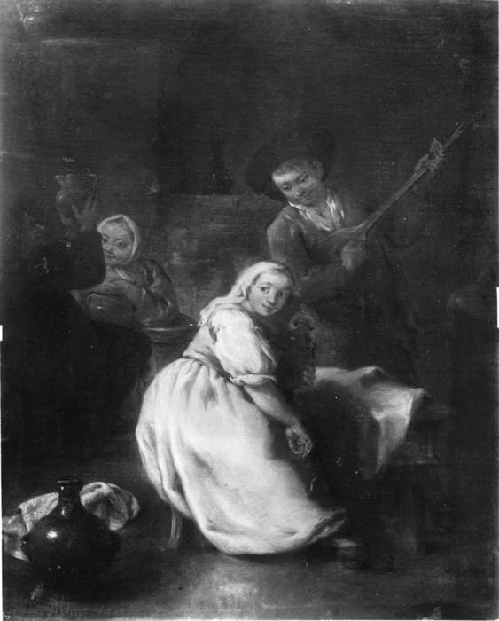 Contadina e suonatore